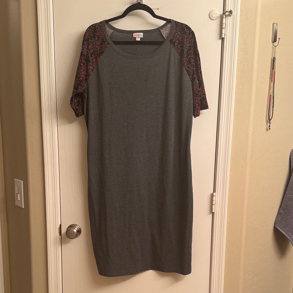 LuLaRoe Charcoal Julia Dress
